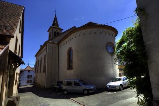 l'église catholique Sainte-Marguerite de Riquewihr